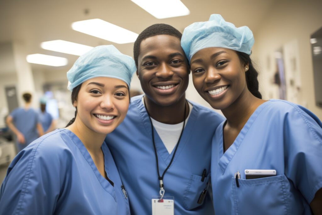 Medical Personnel Background Check 1 nurses smiling together hospital